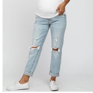 Pink Blush maternity jeans